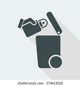Separate waste collection icon