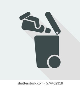 Separate waste collection icon