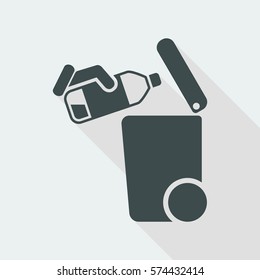 Separate waste collection icon