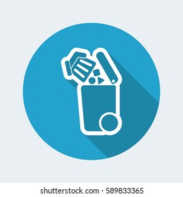 Separate waste collection icon