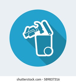 Separate waste collection icon