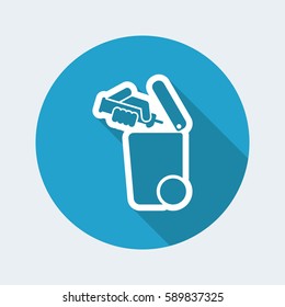 Separate waste collection icon