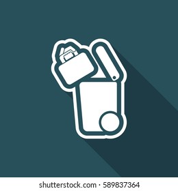Separate waste collection icon