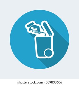 Separate waste collection icon
