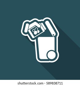 Separate waste collection icon