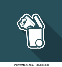 Separate waste collection icon