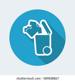 Separate waste collection icon