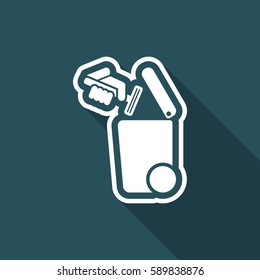 Separate waste collection icon