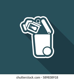 Separate waste collection icon