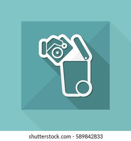 Separate waste collection icon