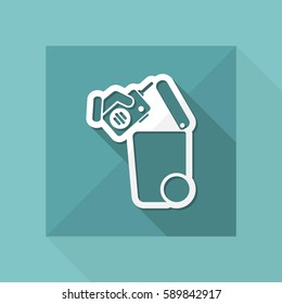 Separate waste collection icon