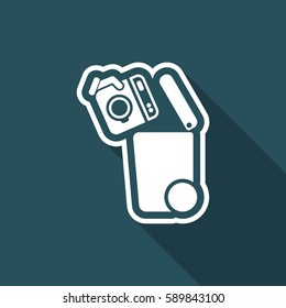 Separate waste collection icon