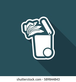Separate waste collection icon