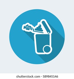 Separate waste collection icon