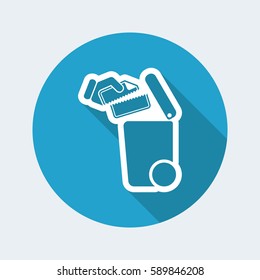 Separate waste collection icon