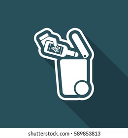 Separate waste collection icon