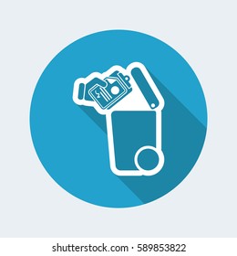 Separate waste collection icon