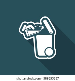 Separate waste collection icon