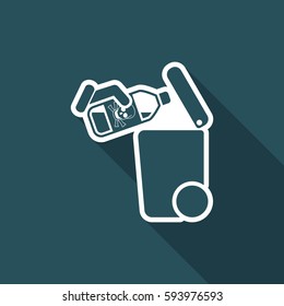 Separate waste collection icon