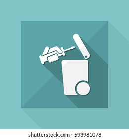 Separate waste collection icon