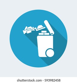 Separate waste collection icon