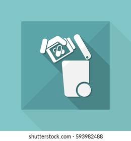 Separate waste collection icon