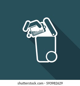 Separate waste collection icon