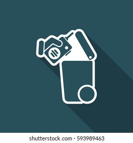 Separate waste collection icon