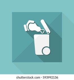 Separate waste collection icon