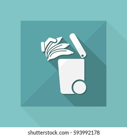 Separate waste collection icon