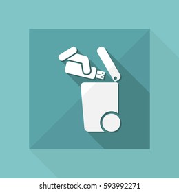 Separate waste collection icon