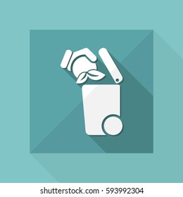 Separate waste collection icon