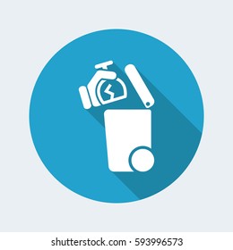 Separate waste collection icon