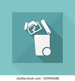 Separate waste collection icon