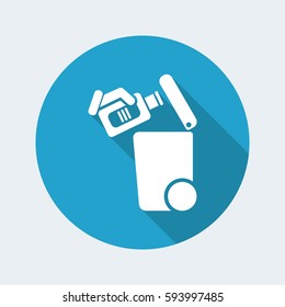 Separate waste collection icon