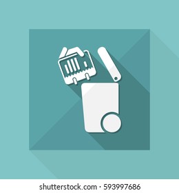 Separate waste collection icon