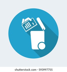 Separate waste collection icon