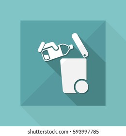 Separate waste collection icon