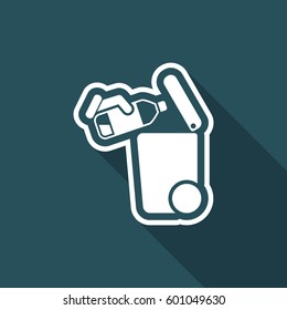 Separate waste collection icon