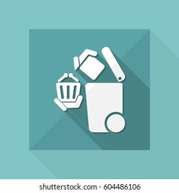 Separate waste collection icon