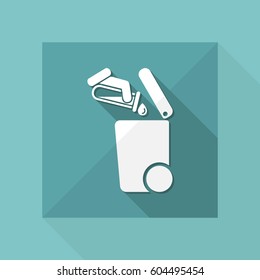 Separate waste collection icon