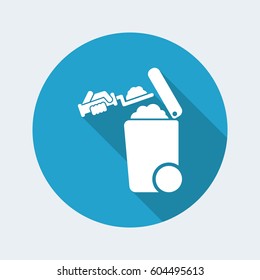 Separate waste collection icon