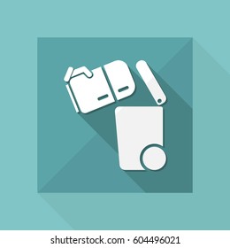 Separate waste collection icon