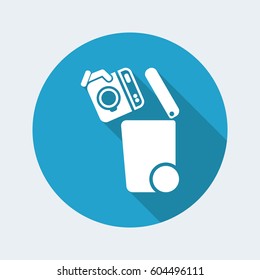 Separate waste collection icon