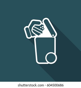 Separate waste collection icon