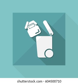 Separate waste collection icon