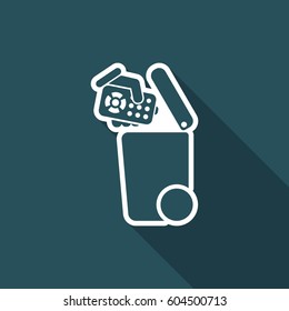 Separate waste collection icon