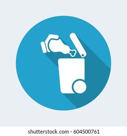 Separate waste collection icon