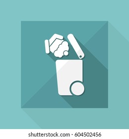 Separate waste collection icon