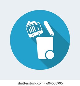 Separate waste collection icon